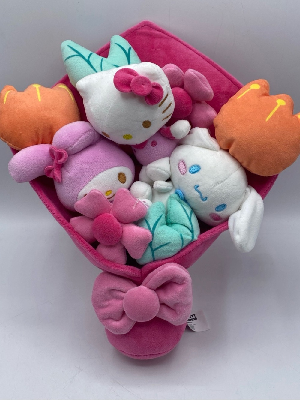 Hello Kitty Friends 12-Inch Plush Special Occasion Bouquet 9 Plush Flower Kawaii